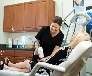 Working with a patient