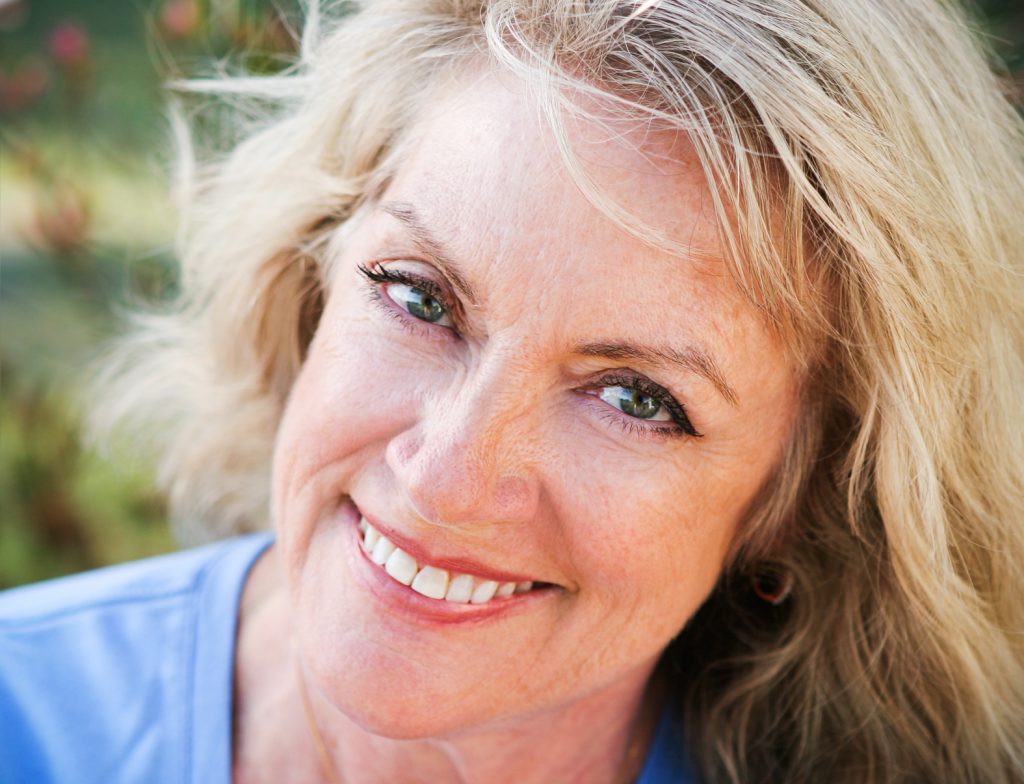 Closeup Portrait - Mature Blond Beauty
