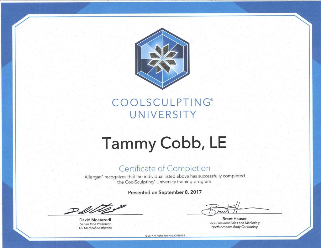 Hooray We Graduated From The Coolsculpting University Azul Cosmetic Surgery And Medical Spa