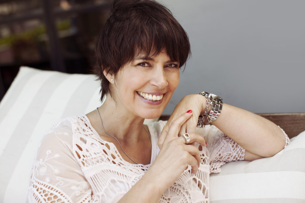 image of a mature female smiling