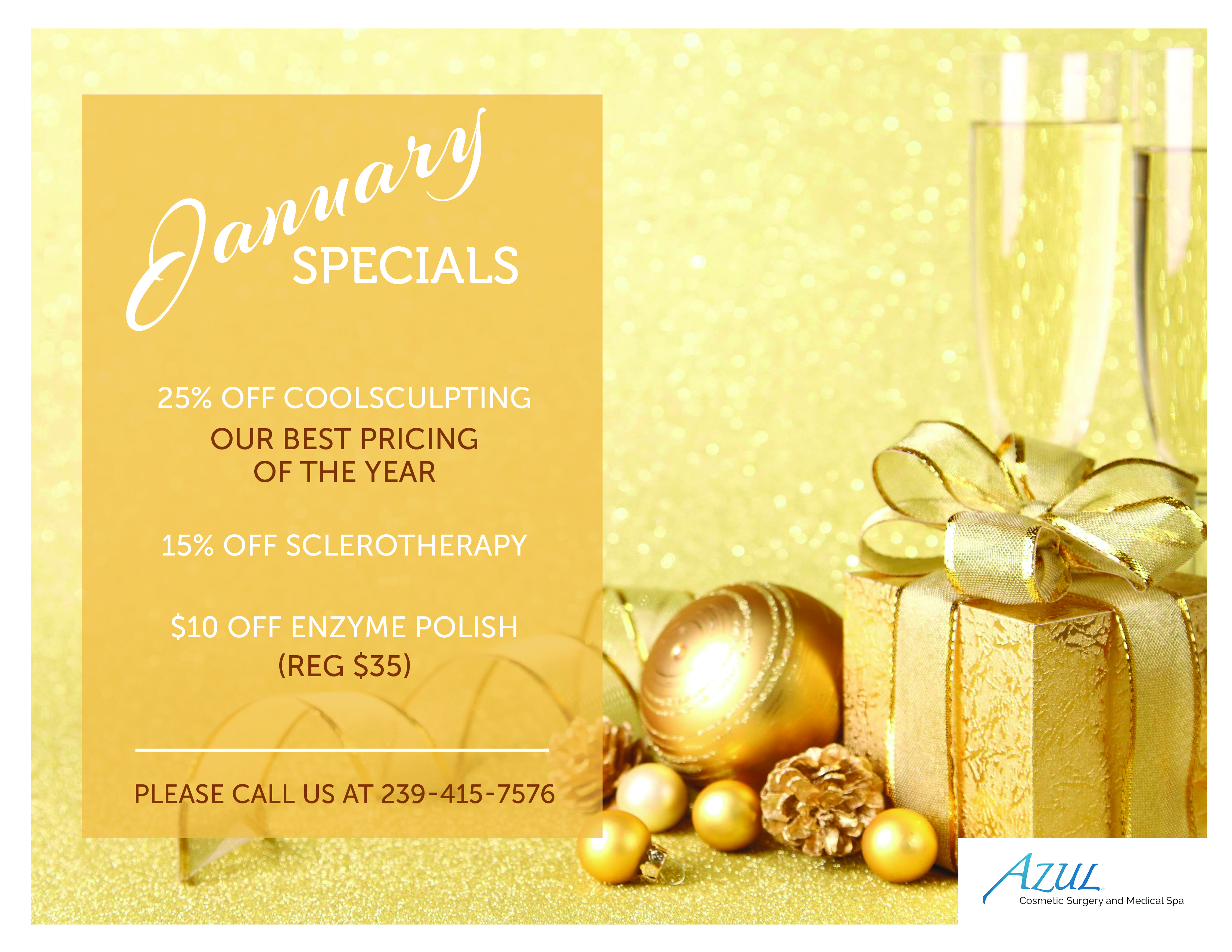 January Specials January Specials